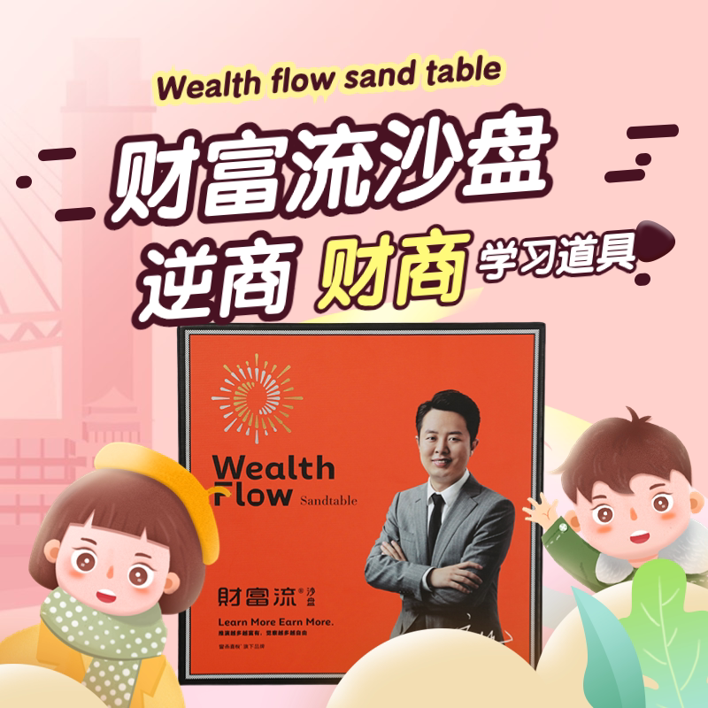 儿童男女益智逆商财商模拟道具财强手棋/大富翁棋