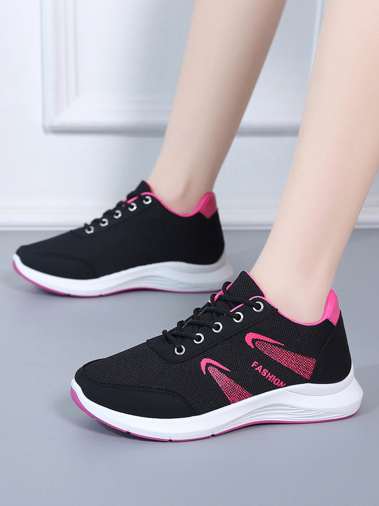 中老年健步鞋妈妈鞋舒适防滑软面软底运动鞋跑步鞋休闲旅游鞋子女