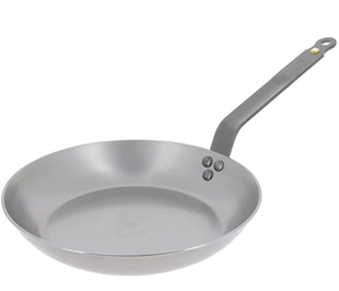 法国debuyer德佰尔蜂蜡精铁平底锅煎锅烙饼锅牛排锅碳钢锅无涂层