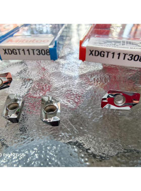 山豹铜铝开粗专用铣刀片XDGT11T302/04/08/30 CK01匹配XD11钢制品