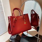 红色结婚包包女新娘包2026新款 轻奢高级感手提包质感单肩斜跨婚包