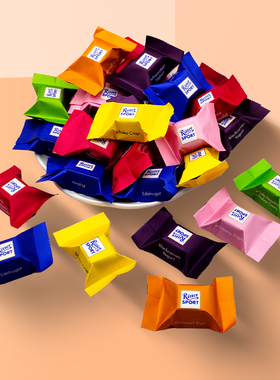 rittersport德国进口瑞特斯波德迷你巧克力婚庆喜糖散称