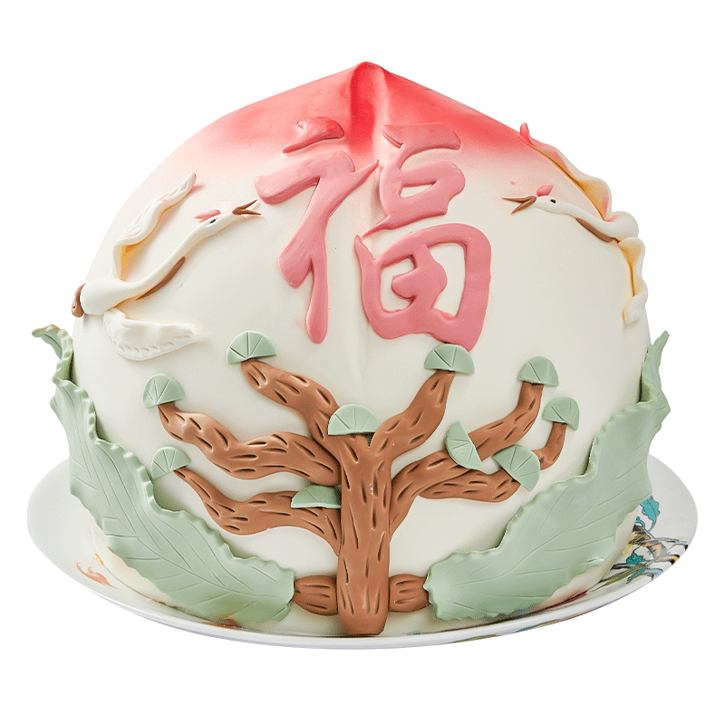 御茶膳房大寿桃礼盒老人生日祝寿一品百福桃传统糕点点心过寿礼品