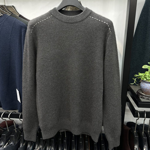 高端品牌羊绒衫男毛衣冬季羊绒衫