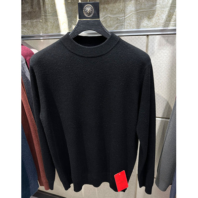 毛衣男款冬季羊毛衫男100纯羊毛
