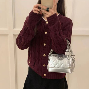 女羊绒外搭 上衣兔皇凤凰浅秋羊毛开衫 针织开衫 女毛衣外套2025新款