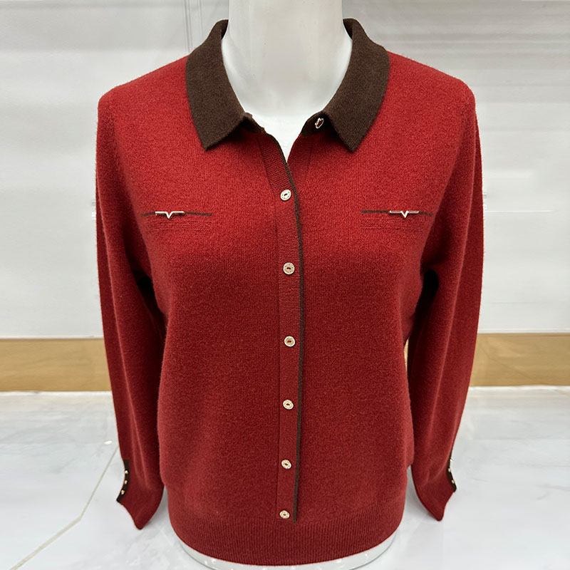 中老年妈妈洋气小衫秋装2025新款