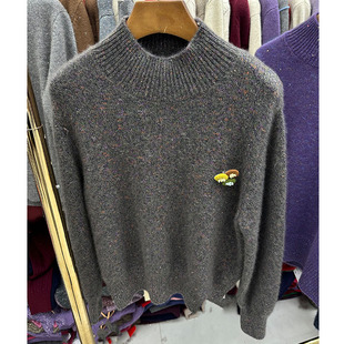 加厚冬季 半高领羊绒衫 依卡璐金菊羊毛衫 毛衣女2025新款 打底针织衫