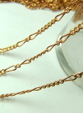 FG160SSF5:1饰品韩国正品现货金属链条 DIY饰品配件 情侣款 铜链