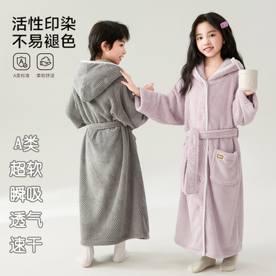 男童吸水加长款速干游泳加厚女童