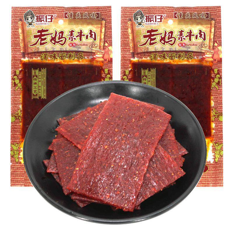 振仔老妈素牛肉辣条休闲食品辣片8090童年儿时解馋怀旧校园小零食
