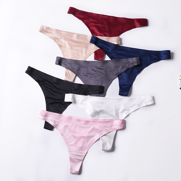 全无痕一片式健身运动性感丁字裤