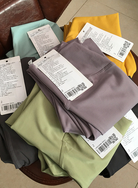 lulu瑜伽裤女高腰秋AYogasetlulu外穿运动紧身速干健身裤LW5CWMA