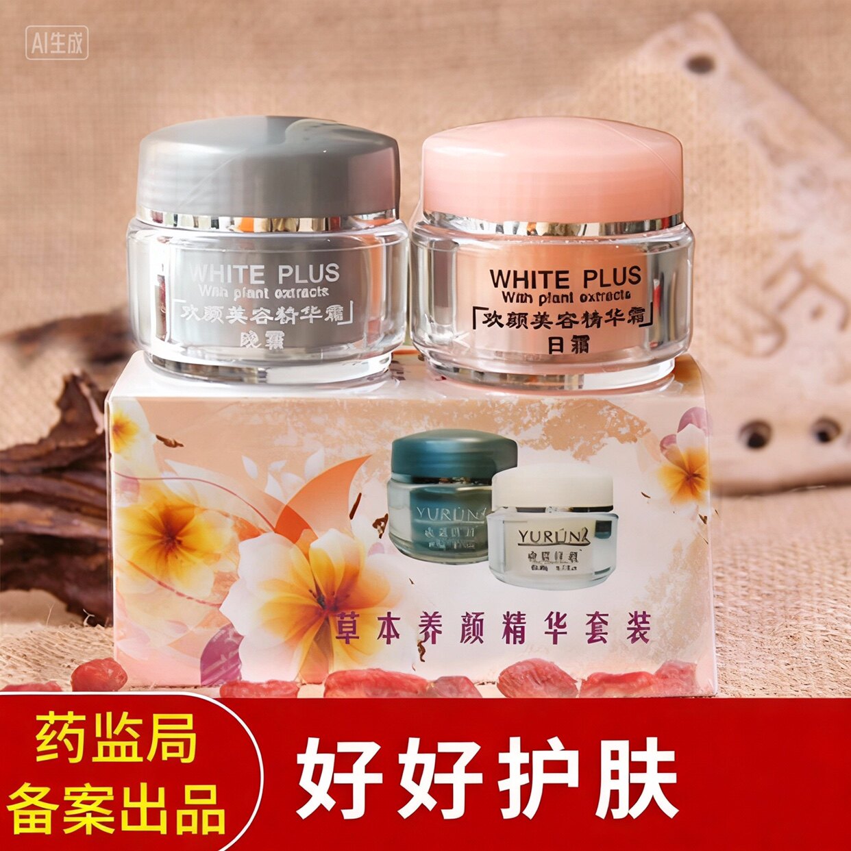 贞皙钰润套装正品5套送1套雀斑黄褐斑霜提亮保湿补水