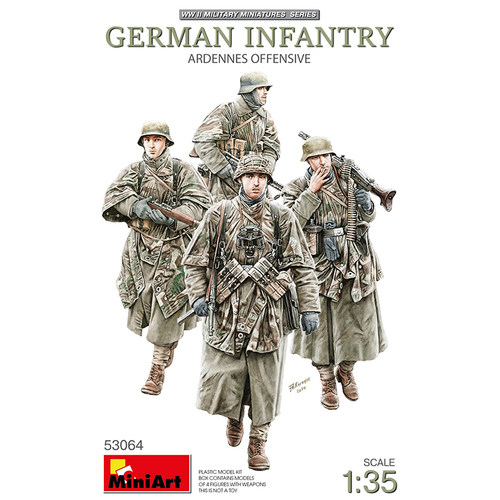文华 MiniArt 1/35 德军步兵 阿登战役 53064 拼装模型
