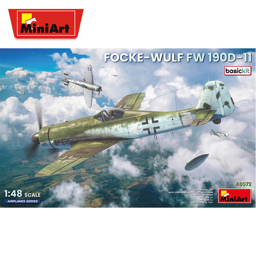 文华 MiniArt 1/48 德国 福克-沃尔夫Fw190D-11 基础版48072