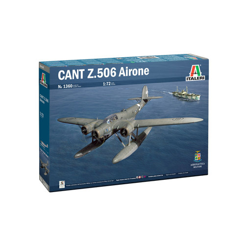 文华 伊达雷利 1/72 CANT Z506AIRONE 鹭巢水上飞机带蚀刻件 1360