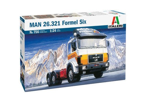 文华伊达雷利 1/24  MAN 26.321 FORMEL Six 6x4 （拖头） 0756