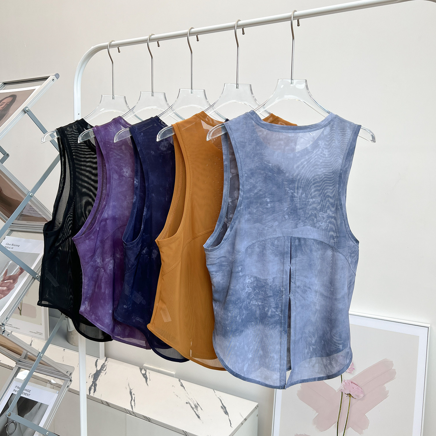 运动背心女外穿宽松速干透气T恤瑜伽服无袖轻薄罩衫跑步健身上衣,运动/瑜伽/健身/球迷用品,瑜伽背心,淘宝优惠券,粉丝福利购,淘宝优惠卷