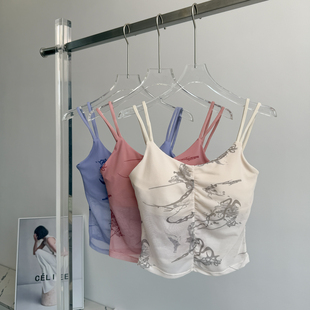 运动背心女一体杯瑜伽服内衣防震聚拢跑步吊带速干美背健身上衣