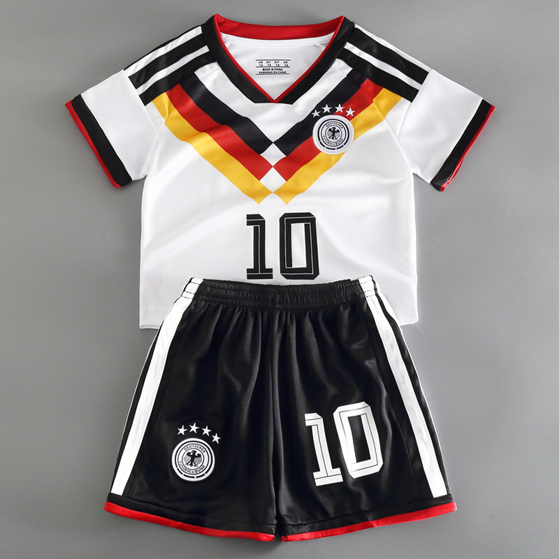 25-26赛季新款德国队成人儿童足球服套装男女速干运动训练服定制