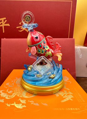 2026年贺岁文创版锦鲤金银纪念币福字币金1克银8克手办款年年有余