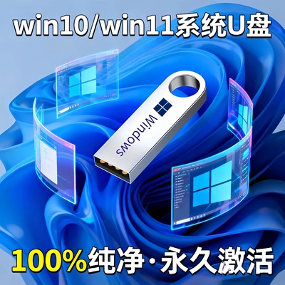 电脑系统U盘win10专业版纯净win11装机一键重装win7一键安装u盘
