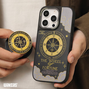 苹果16手机壳命运之轮苹果15promax手机壳新款个性创意磁吸小众原创适用iphone16promax保护套潮苹果15壳防摔