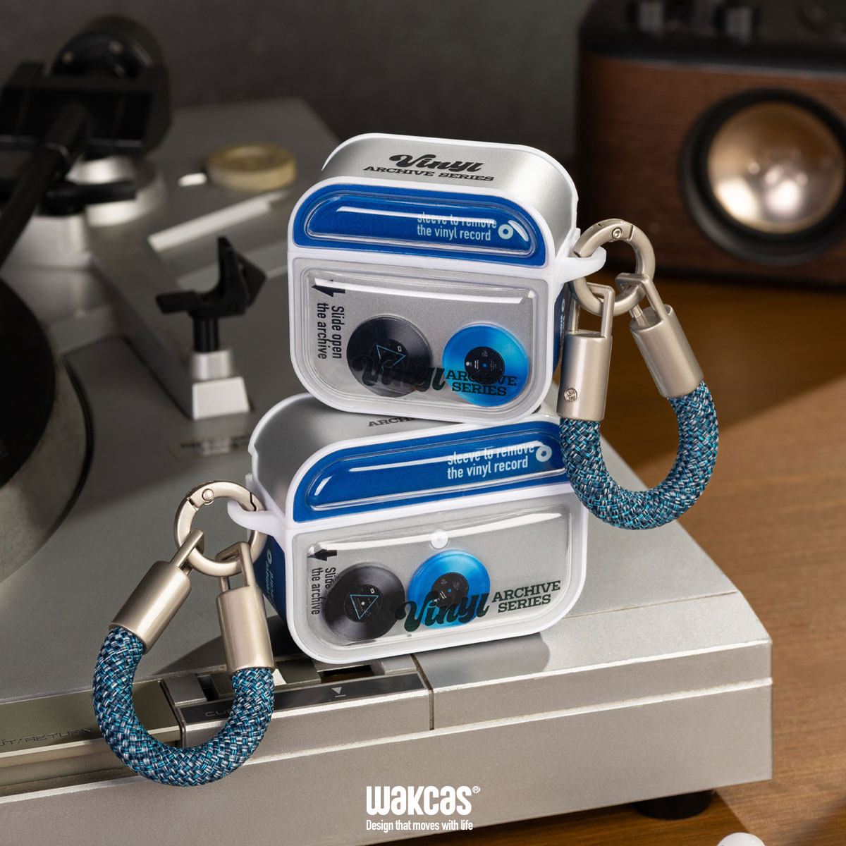 卫壳量贩黑胶唱片个性Airpodspro耳机保护壳立体适用苹果airpods4耳机壳挂绳原创小众1/2/3代新款蓝牙耳机套图片