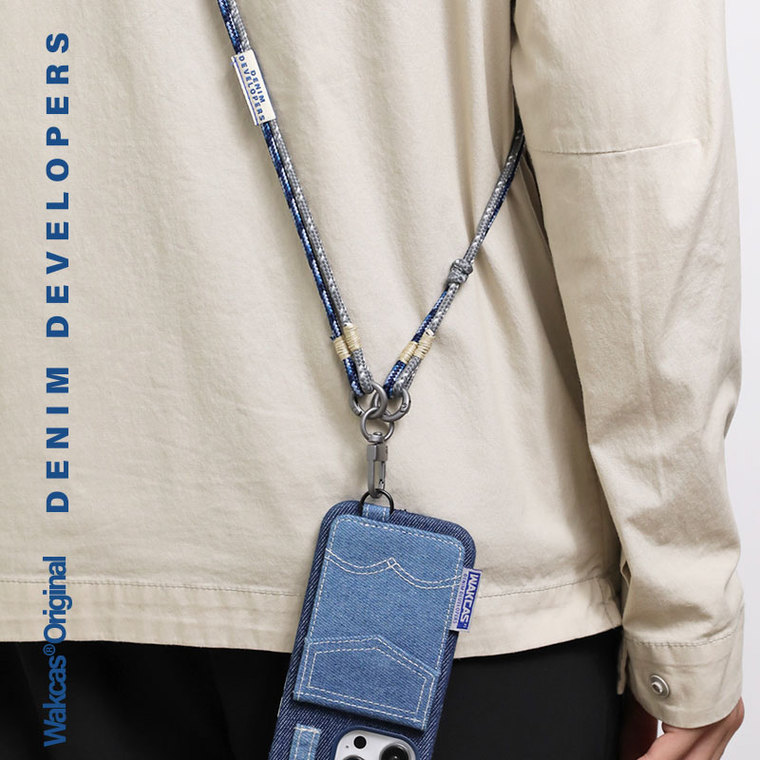 Denim Twill Jeans Pocket Minimalist iPhone Case