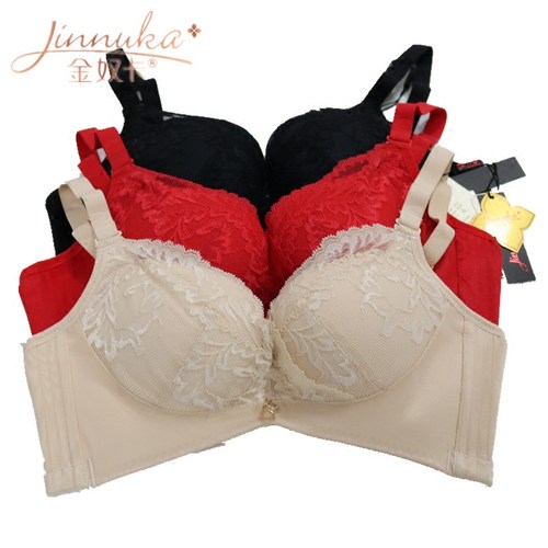 纯棉文胸无钢圈调整a杯内衣