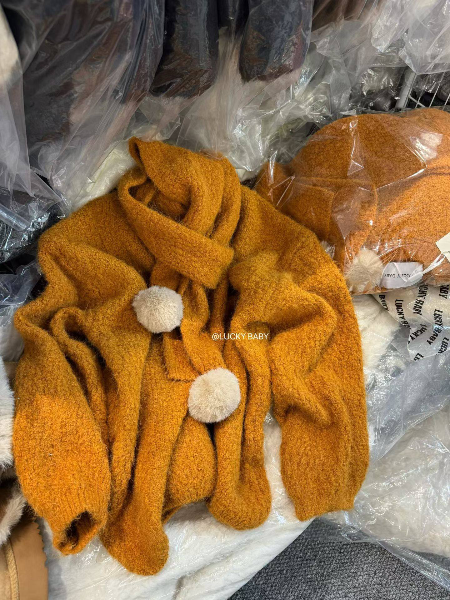 MIDO家 韩版宽松慵懒风软糯毛衣女设计感小众针织衫配球球围巾,女装/女士精品,毛衣,淘宝优惠券,粉丝福利购,淘宝优惠卷