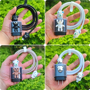 适用三星25W 45w充电器保护套S22 S23 S24 ultra ZFold6数据线A55