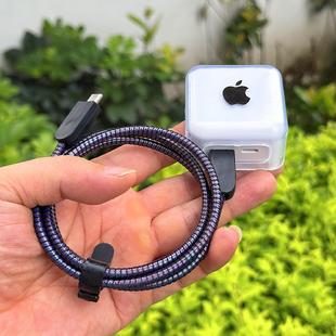 16pro max數據線防斷纏繞繩 35W雙口充電器保護套iPhone15 蘋果16
