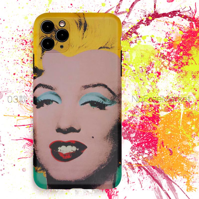 安迪沃霍波普艺术玛丽莲梦露手机壳适用苹果iphone14华为小米OPPO