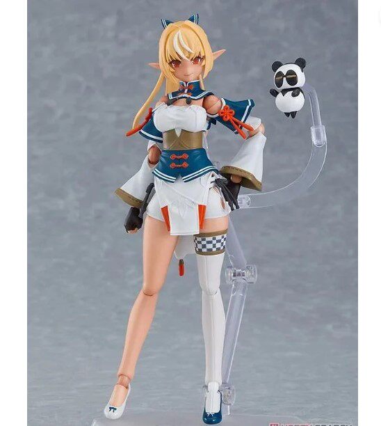 现货 mf figma 522 hololive 三期生 不知火芙蕾雅 特典 可动手办