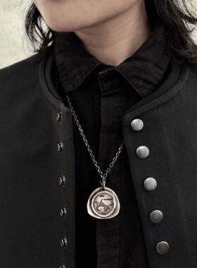 纯银多层配饰挂坠