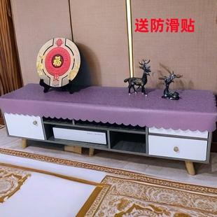 电视柜条几柜长条桌布防水防油防尘长桌布长方形电视机柜鞋柜盖布