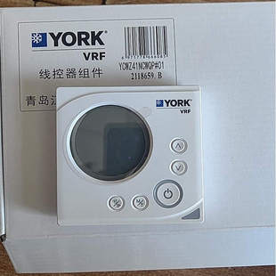 约克中央空调一拖一风管机线控器2118659控制面板YORK手操面板