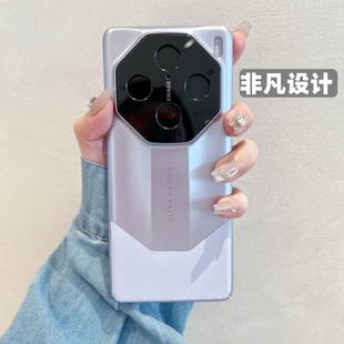 皮质x100pro保护套镜头全包x100ultra防摔X100S秒变非凡大师电镀高级感男女轻奢外壳 适用vivox100手机壳新款