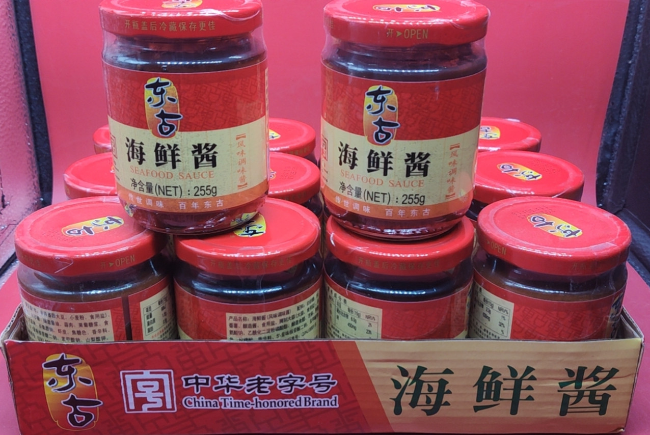东古 海鲜酱255g*12瓶玻璃瓶