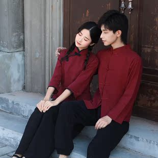 民国服装大合唱班服舞台青年男士礼服演出中山装诗歌朗诵学生装