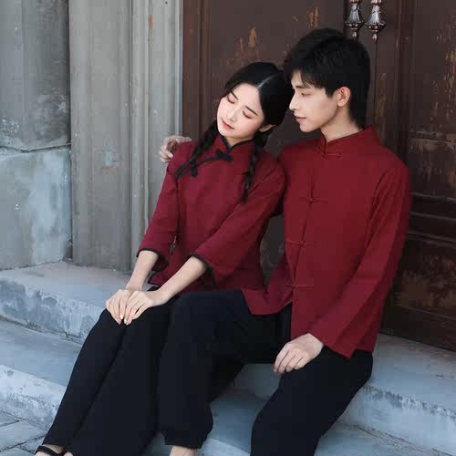民国服装大合唱班服舞台青年男士