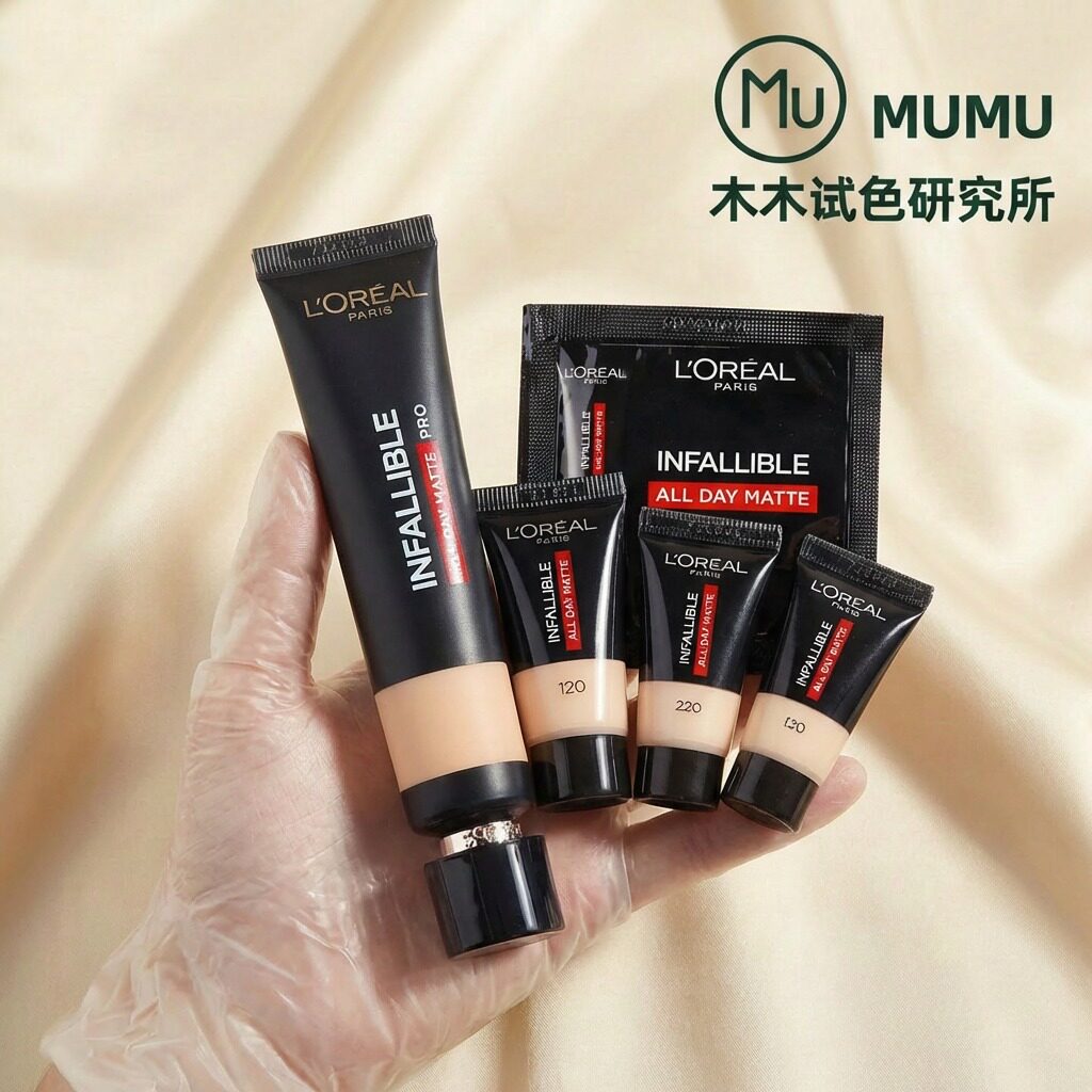 欧莱雅吸油棒粉底液小样pro长效持妆bb霜专柜片装线上免费试用
