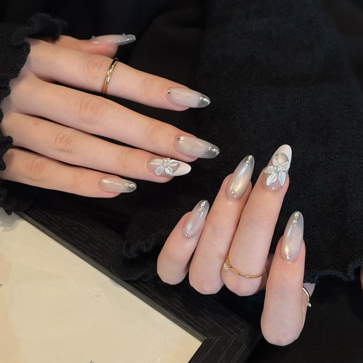 AuraNail纯手工穿戴甲气质美甲