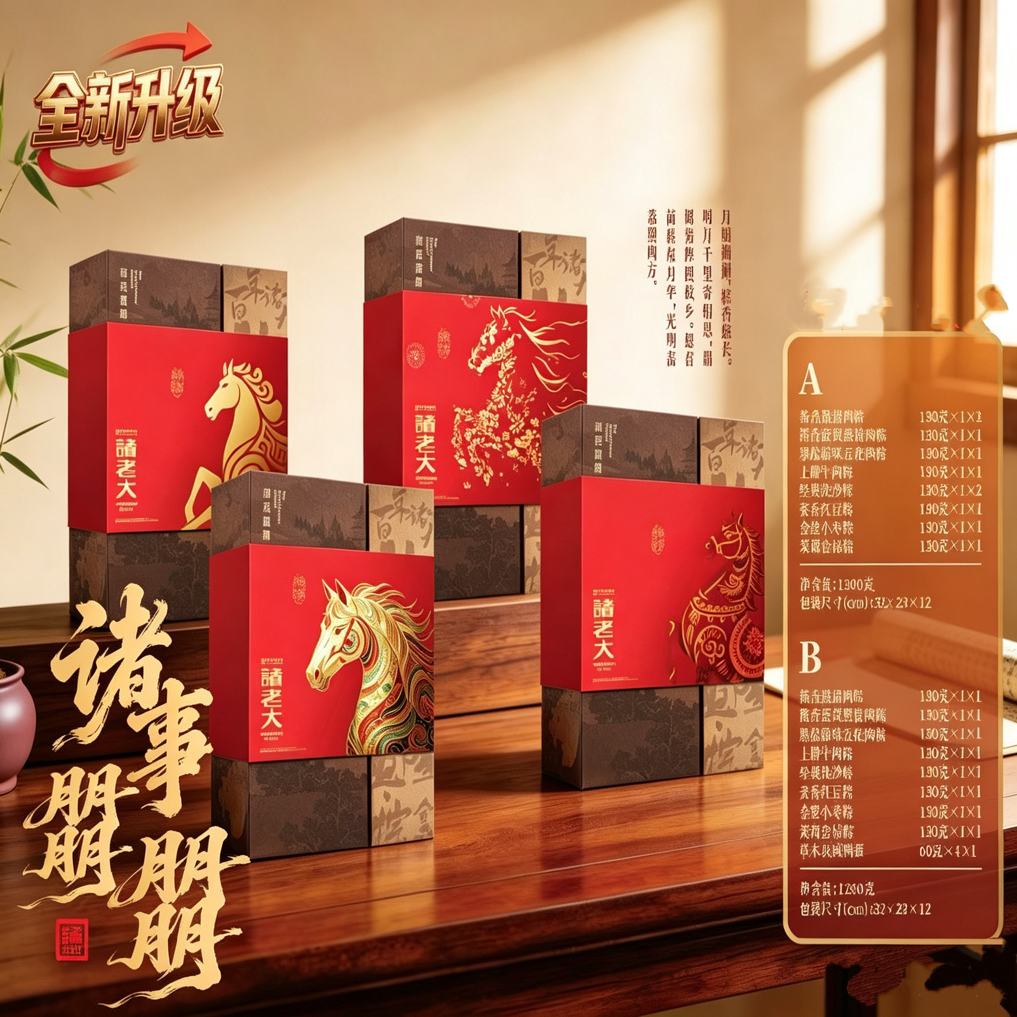 诸老大端午粽子礼盒嘉兴酱香黑猪肉粽蛋黄粽高端礼品团购送礼