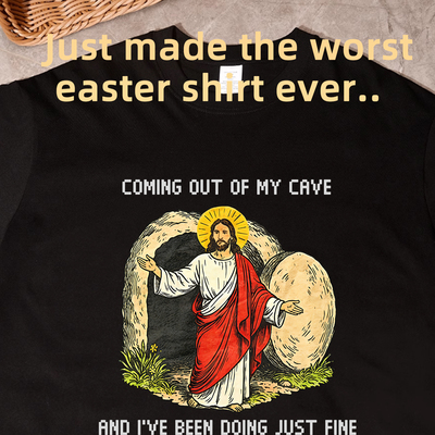 美式玩梗魔改名画短袖T恤