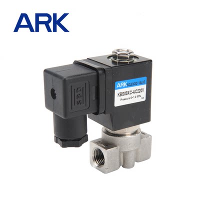 原装ARK二通流体电磁阀 KBS08XC/06XC-10XC 15XC-3-6-V-S-DK-24V
