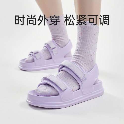 外穿时尚凉鞋女平底沙滩鞋