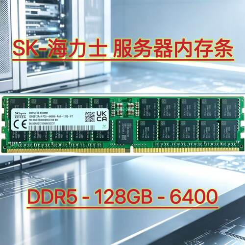 海力士原厂原频DDR5 128G 6400高频率服务器内存RECC兼容浪潮惠普